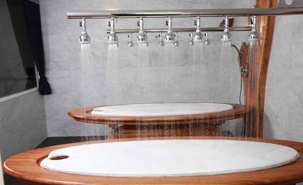 History of the Table Shower
